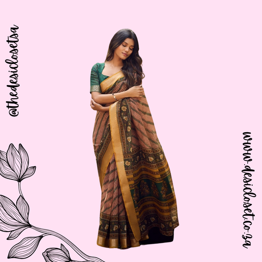 Unstitched Sari