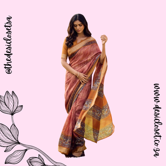Unstitched Sari
