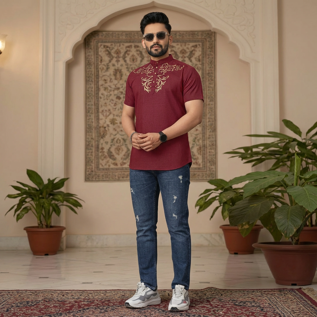 Cotton Kurta (Top Only)