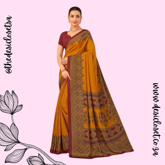 Unstitched Sari