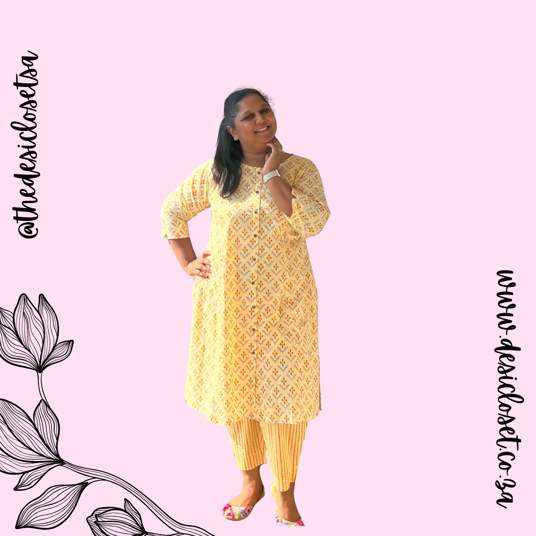 Kurthi And Pant Set - Mid Sizes