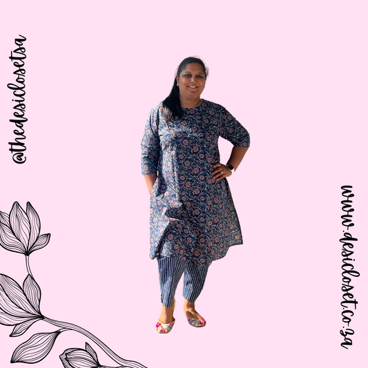 Kurthi And Pant Set - Mid Sizes