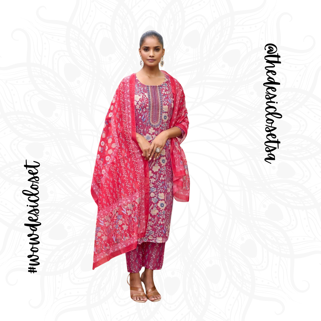 Printed Rayon Salwar Set