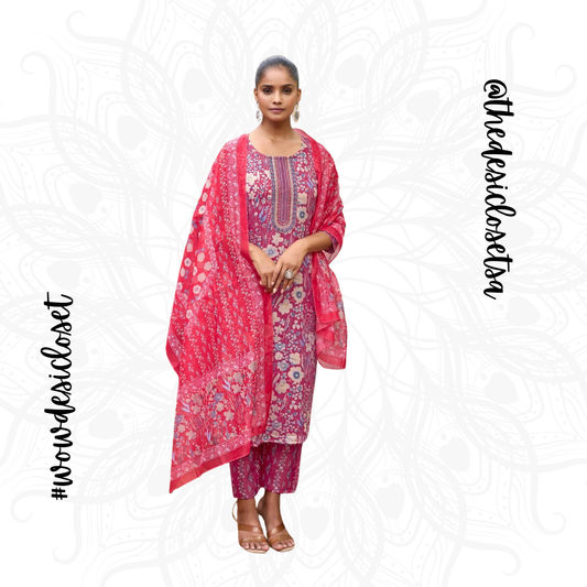Printed Rayon Salwar Set