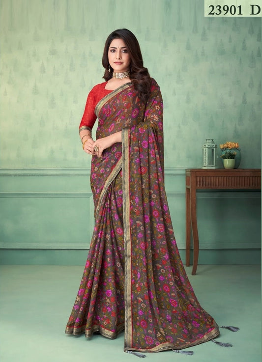 Chiffon Sari