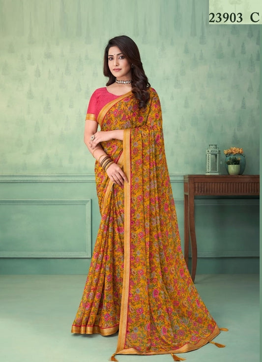 Chiffon Sari