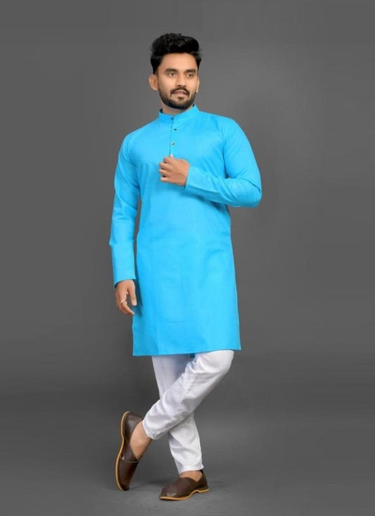 Cotton Kurta and Pant Set