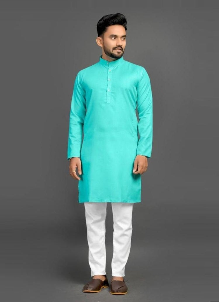 Cotton Kurta and Pant Set