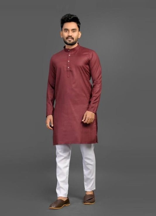 Cotton Kurta and Pant Set