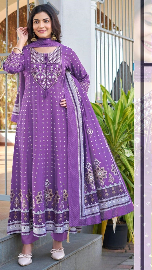 Rayon Anarkali Salwar
