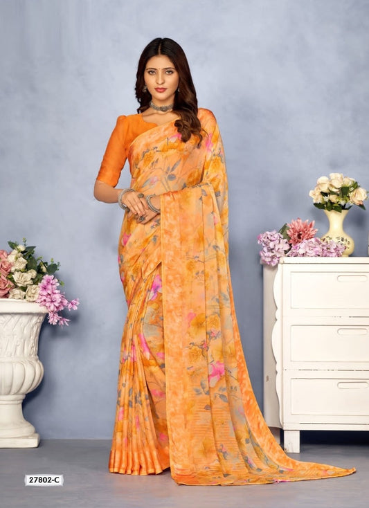 Chiffon Sari