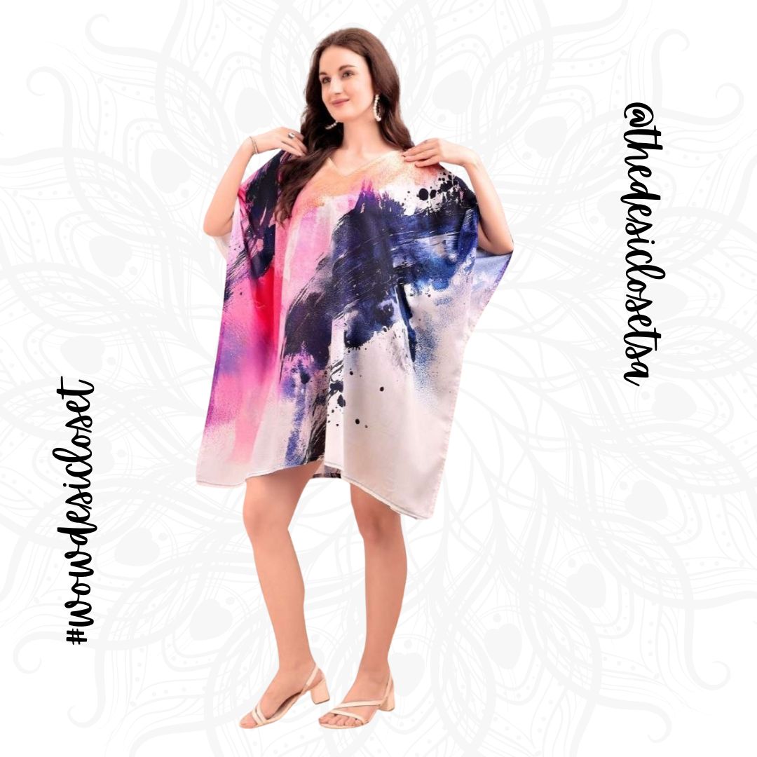 Soft Cotton Digital Print Kaftan