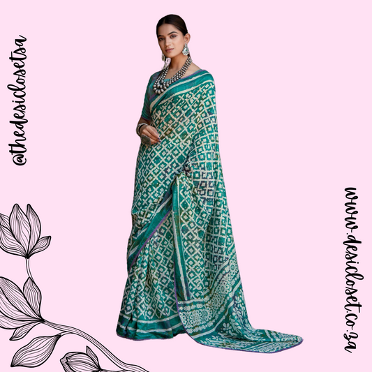 Cotton Unstitched Sari