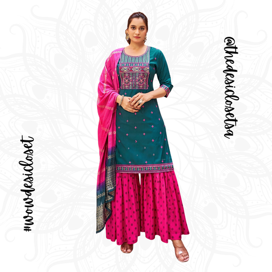 Gadwal Silk Salwar Set
