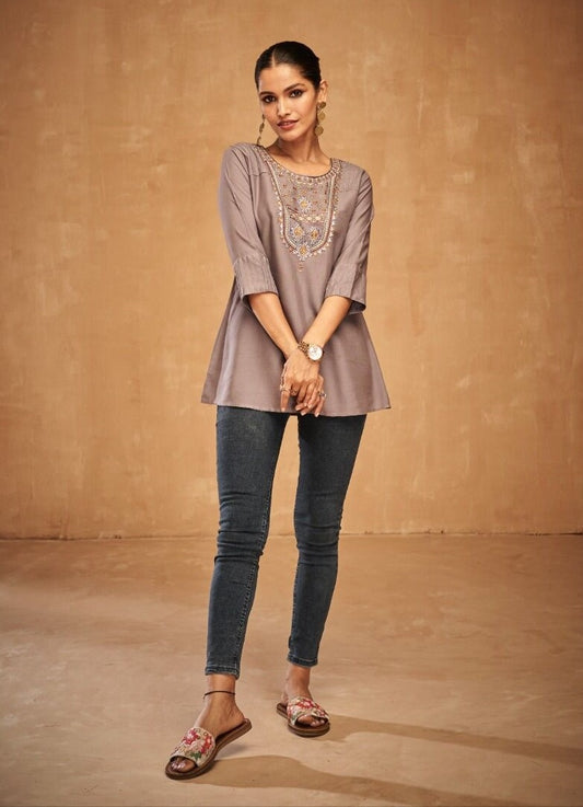 Kurthi (Powder Blue)