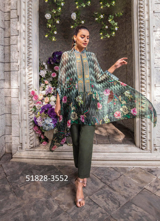 Cape Style Top with Pant