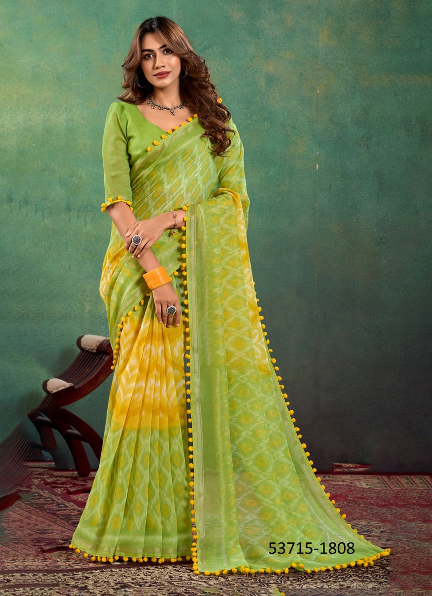 Unstitched Mul Cotton Sari