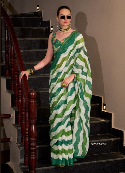 Unstitched sari