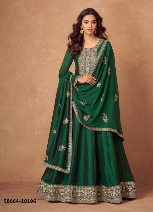 Gown with Dupatta