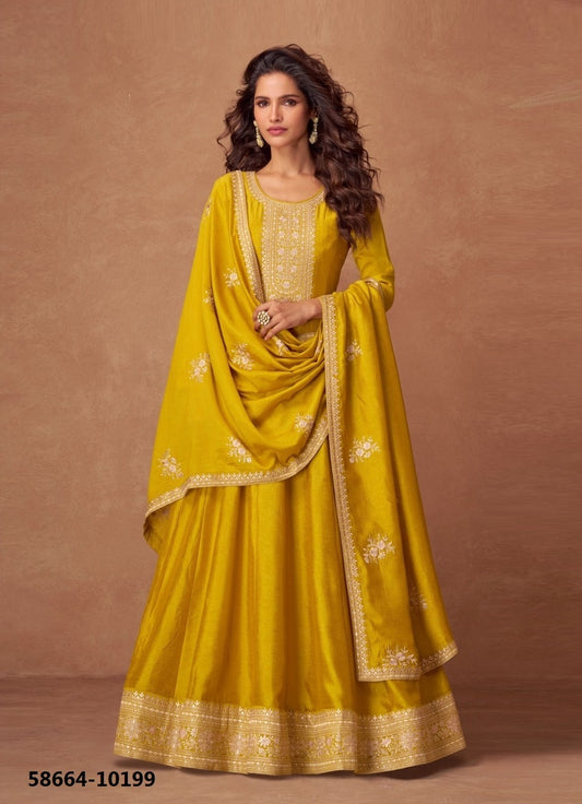 Gown with Dupatta