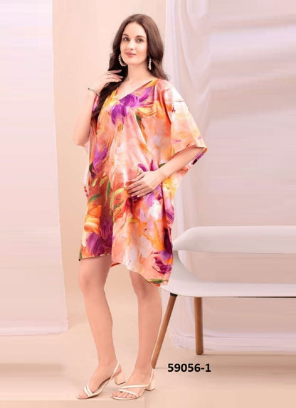 Soft Cotton Digital Print Kaftan