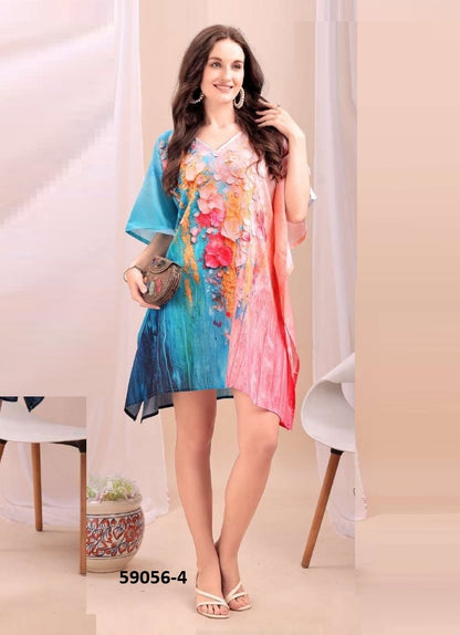 Soft Cotton Digital Print Kaftan