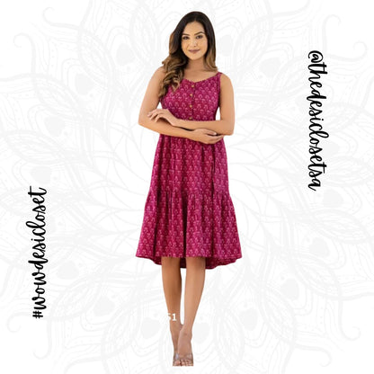 Boho Cotton Summer Dress