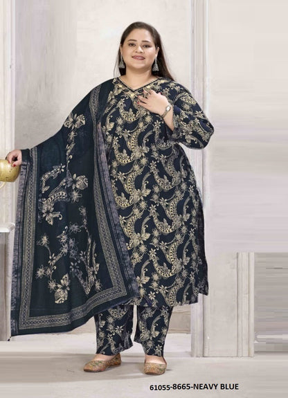 Plus-Size Viscose Salwar Set
