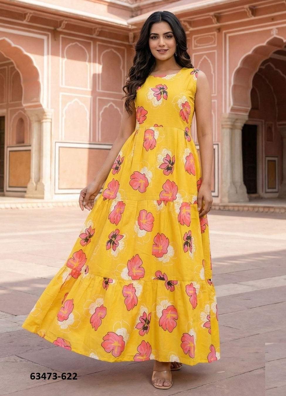 Printed Cotton Dress