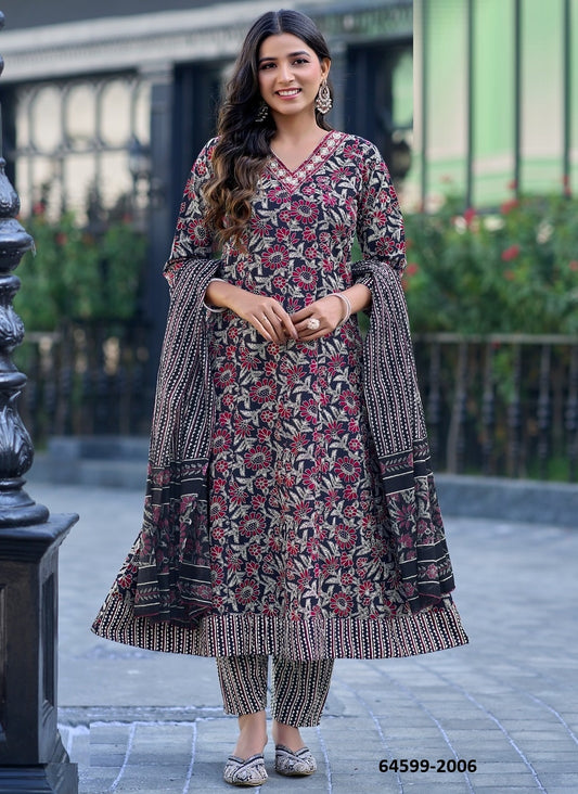 Cotton Anarkali Salwar