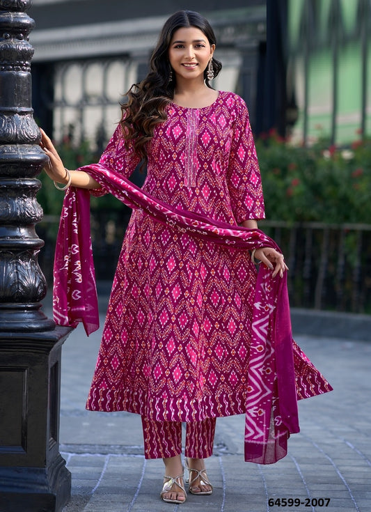 Cotton Anarkali Salwar
