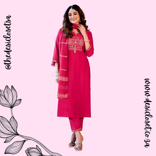 Salwar (Deep Pink)
