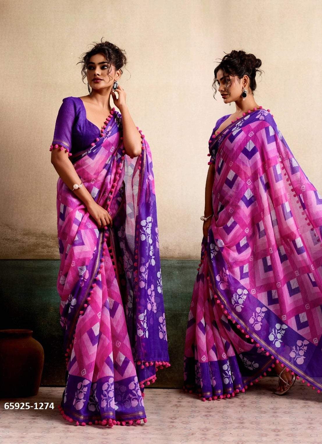 Mul Mul Cotton Sari