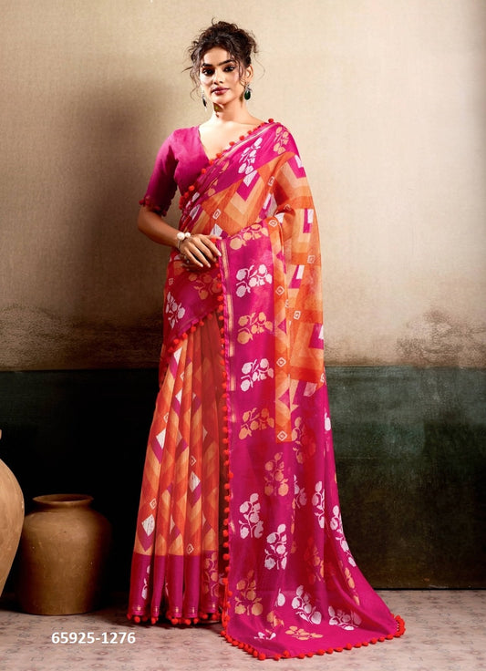 Mul Mul Cotton Sari