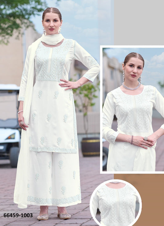 Rayon Embroidered Salwar