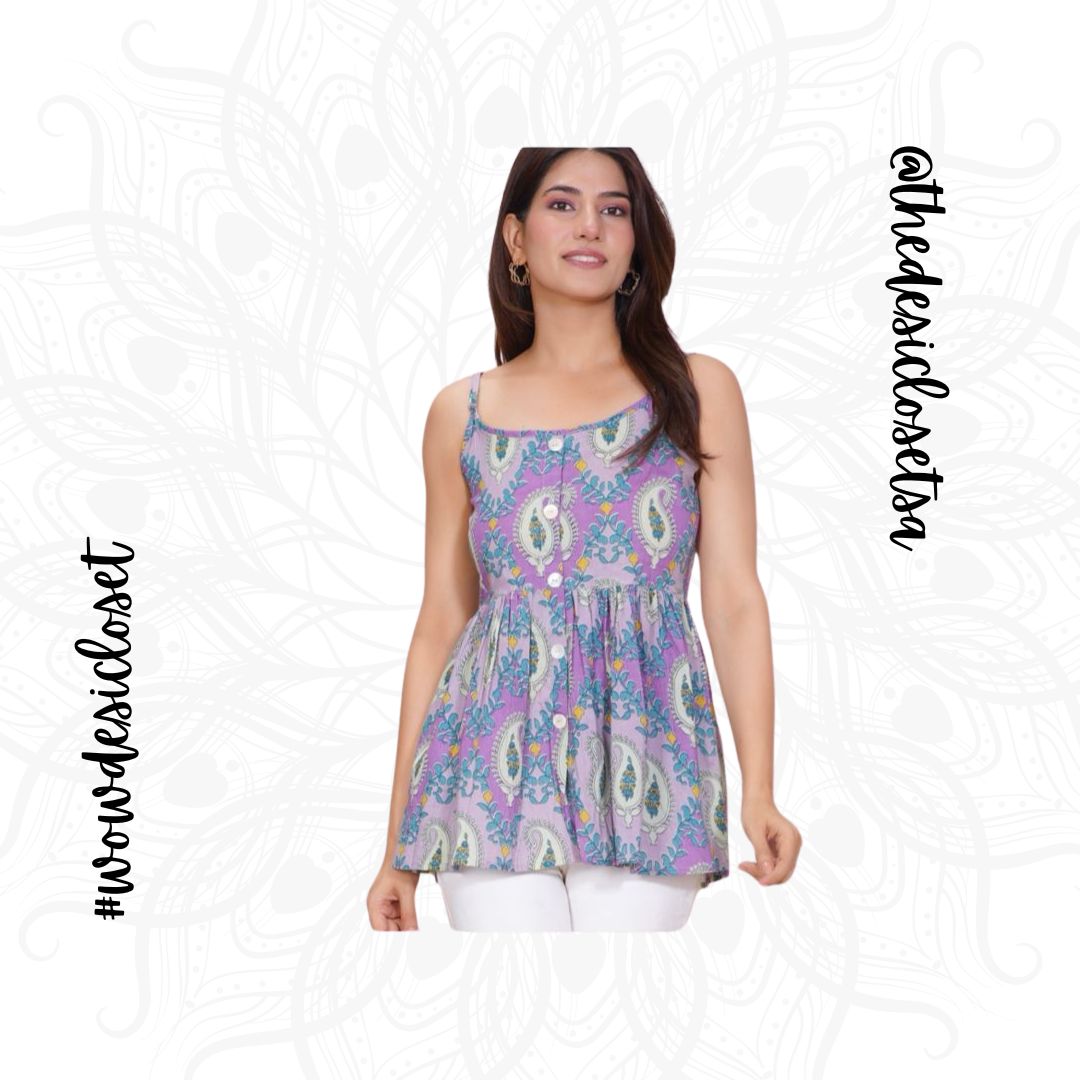 Boho Cotton Summer Top