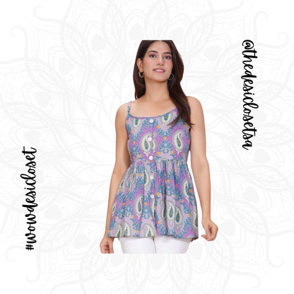 Boho Cotton Summer Top