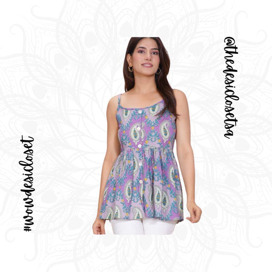 Boho Cotton Summer Top