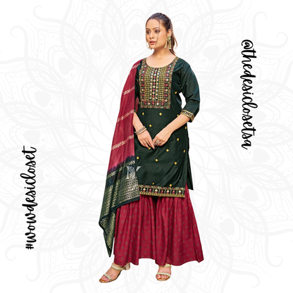 Gadwal Silk Salwar Set