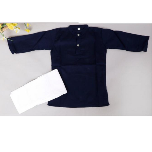 Boys Cotton Set (Navy)