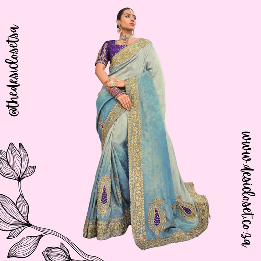 Luxury Unstitched Sari