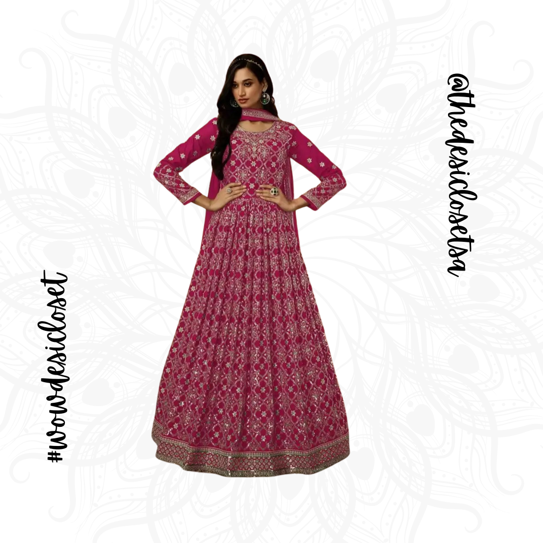 Georgette Gown Set