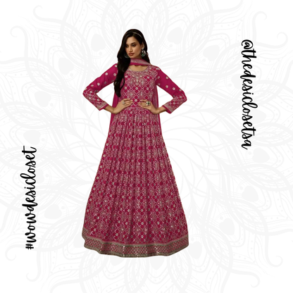 Georgette Gown Set