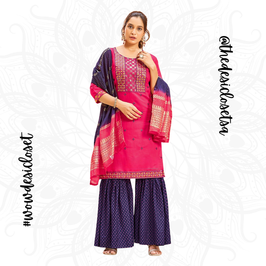 Gadwal Silk Salwar Set