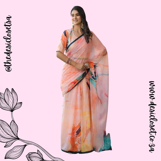 Fully Stitched Sari Gown