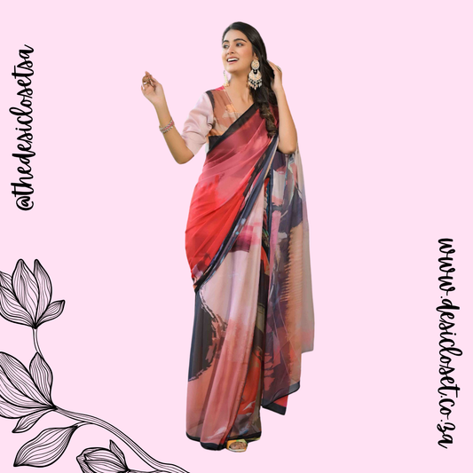 Fully Stitched Sari Gown