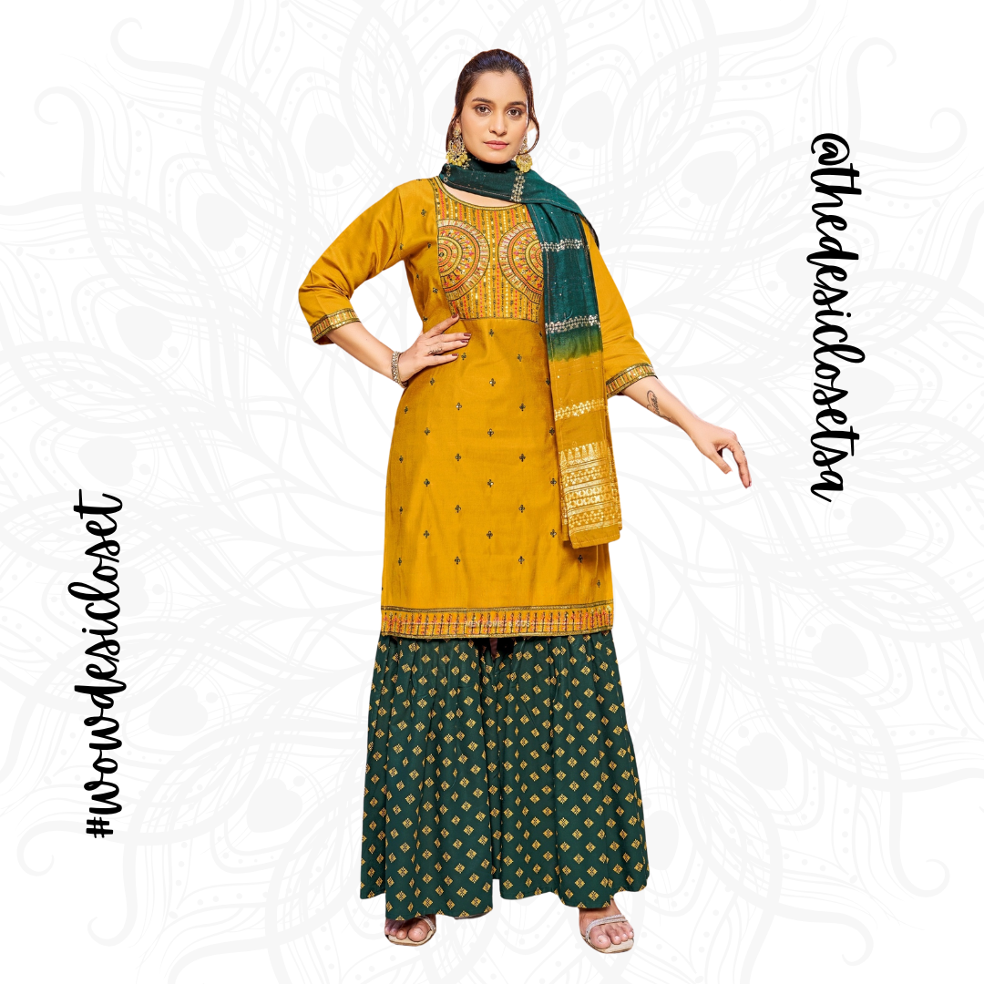 Gadwal Silk Salwar Set