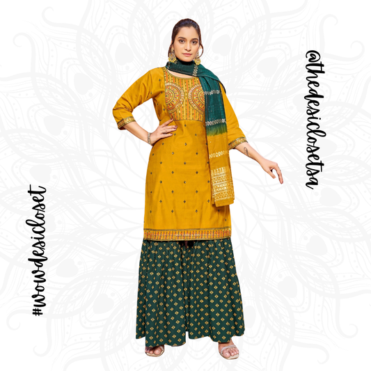 Gadwal Silk Salwar Set