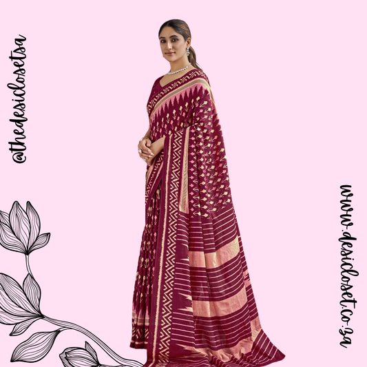 Unstitched Sari