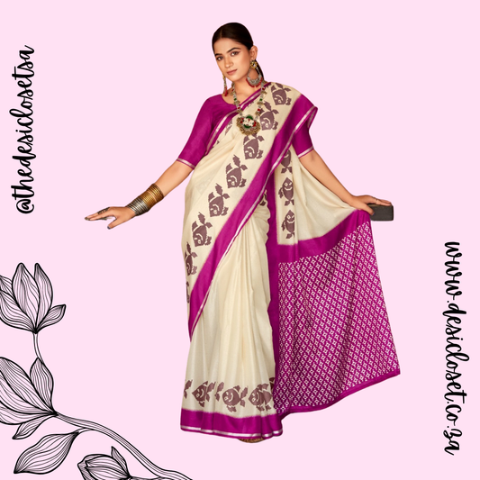 Unstitched Sari